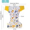 Happyflute Latest Suede Cloth Pocket Baby Cloth Diaper Absorbent And Reusable With Two Pockets Baby Nappy