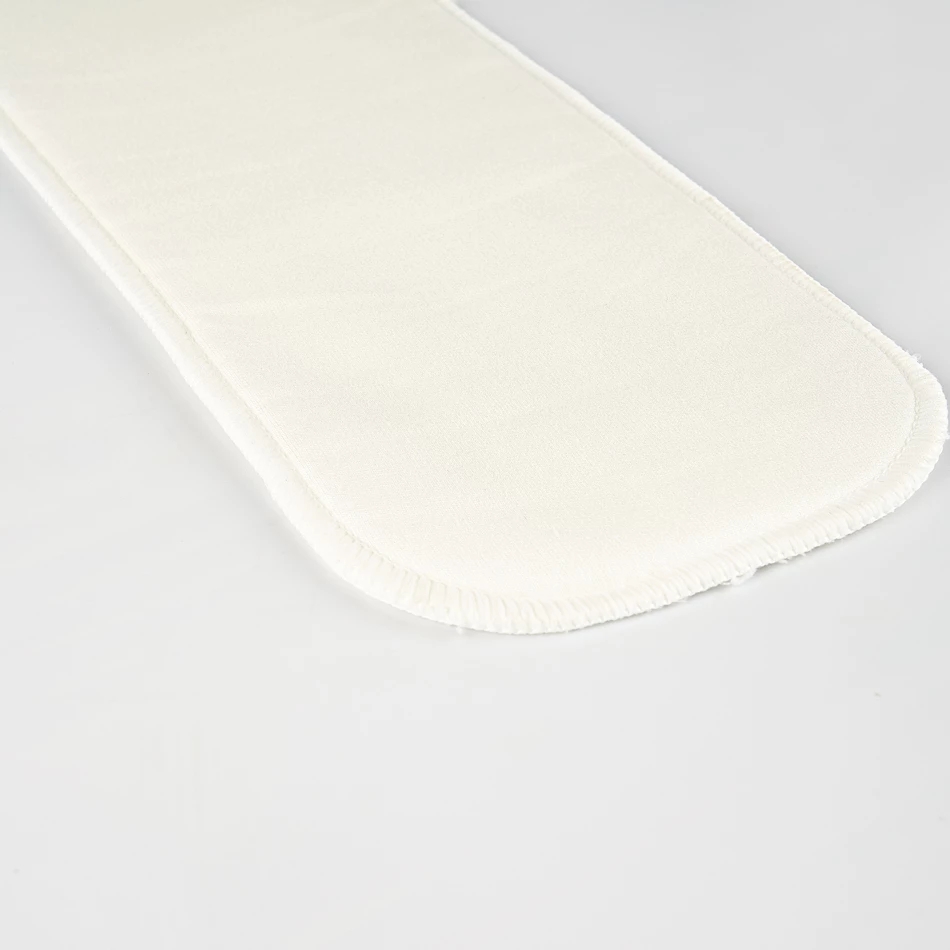 HappyFlute Nappy Inserts 10 Pieces/Lot 2 Layer Bamboo Cotton+2 Layers Microfiber For Softness Baby Cloth Diaper Insert