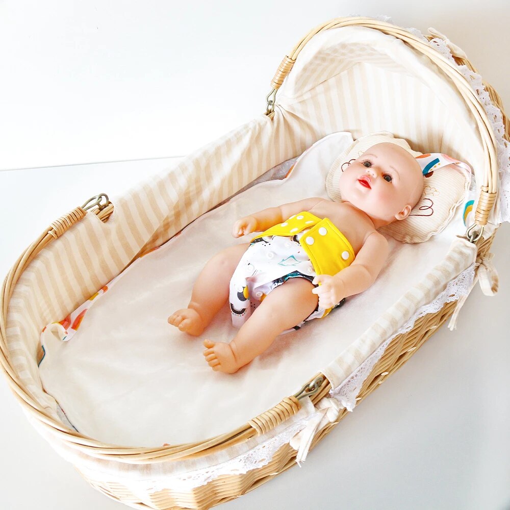 HappyFlute Baby Waterproof Changing Pad Baby Newborn Diaper Cover Printed Cushion Reusable Floor Mats 40*70cm
