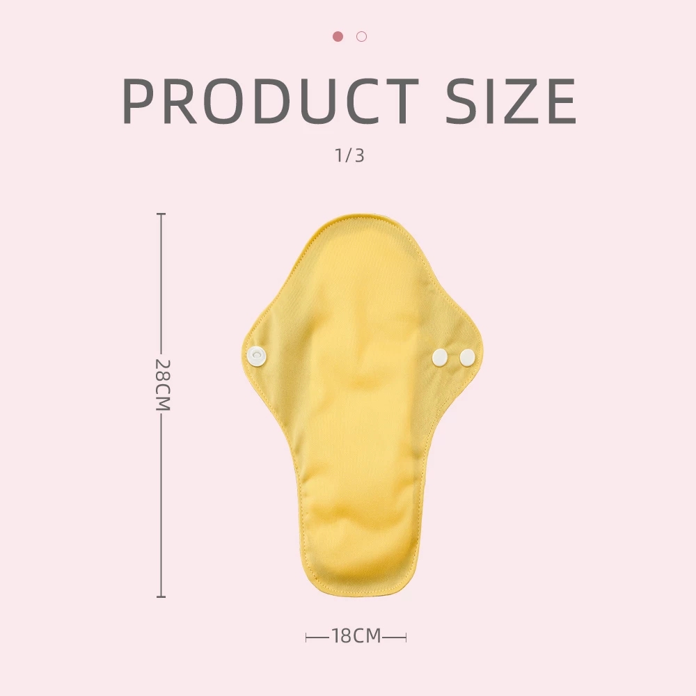 Happyflute Super Absorption Night Sanitary Pads Washable Breathable Menstrual Cloth Pads For Women