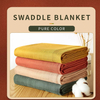 Happyflute 120* 120cm Soft Baby Blanket Swaddle Wrap Sleepsack Stroller Cover Newborn Blankets Organic Cotton Muslin Swaddle