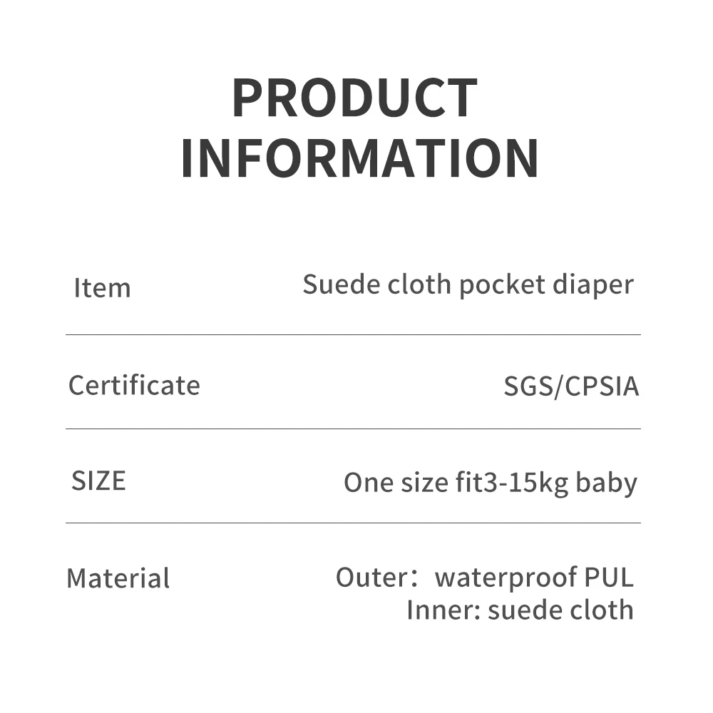 Happyflute Fashion Print 1PC Ecological Baby Pocket Diaper Washable&Reusable Cloth Baby Nappy Fit 3-15kg Baby