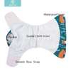 Happyflute 4pcs/set Washable Eco-friendly Baby Cloth Diaper Ecological Adjustable Nappy Reusable Diaper Fit 0-2year 3-15kg