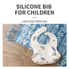 Happyflute Ins Design Children's Infant Silicone Bib High-Value Nordic Danish Food-Grade Silicone Baby Feeding Bibs