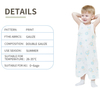 Happyflute Unisex Gauze Summer Thin Sleeveless One-piece Pajamas Baby Kick Proof Quilt Pure Cotton Children's Vest Sleeping Bag