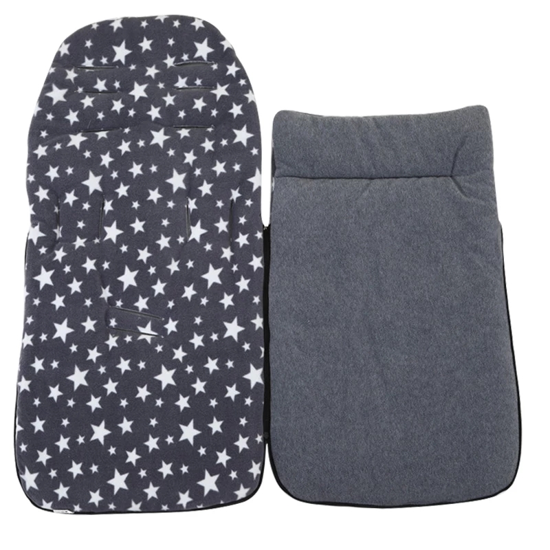 Happy Flute Baby Carriage Sleeping Bag,Stroller Foot Cover,Stroller Pad,Thickened Windproof And Warm Autumn Winter Universal Use