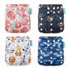 Happyflute New Hot Sale OS Pocket Diaper Plain&Print Washable&Reusable Adjustable Baby Nappy Cover