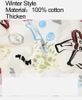HappyFlute Baby 100% Cotton Sleeping Bag Long Sleeve Winter Cartoon Split Leg Baby Cloth Fit 0~6 Year Baby