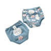 Happyflute 2piece/set Baby Cotton Waterproof Trainning Pants Children's Breathable Washable Diaper pants