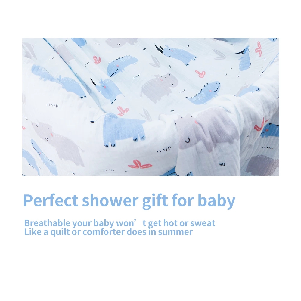 Happyflute Comfortable Baby Muslin Plush Dot Blank For Baby Girl And Boy Toddler Baby Newborn Blanket for Nursery Stroller Crib